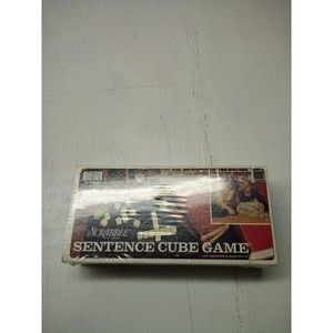 SEALED MIB VTG 1971 SCRABBLE BRAND SENTENCE CUBE GAME S AND R GAMES